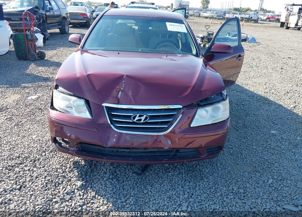 2009 HYUNDAI SONATA GLS VIN: 5NPET46C59H464973