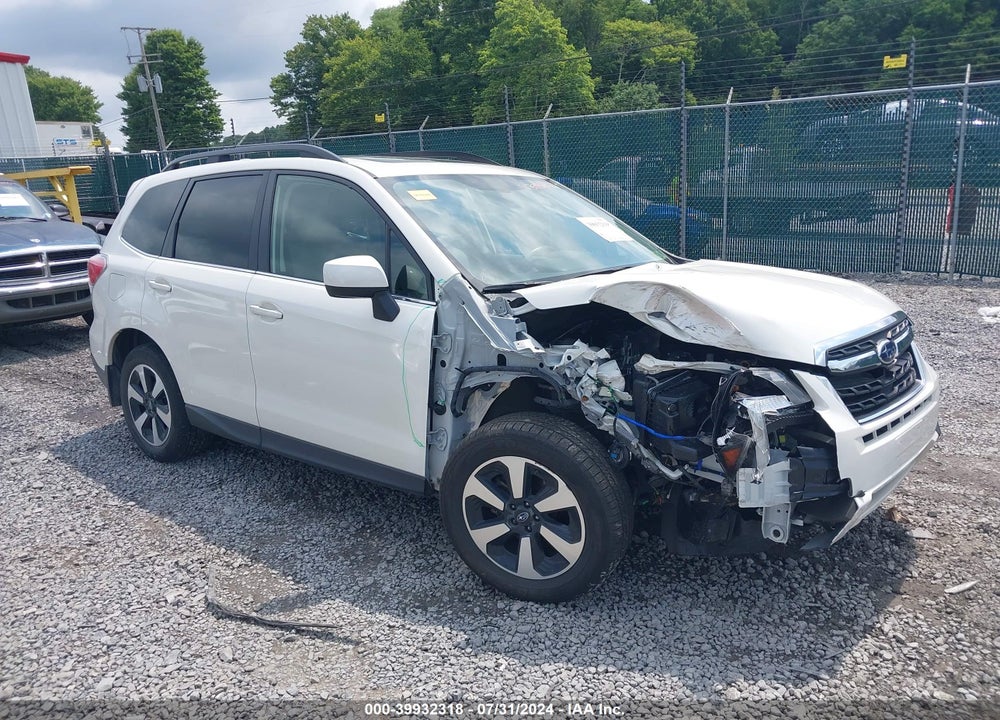 2018 SUBARU FORESTER 2.5I LIMITED VIN: JF2SJAJC9JH487868