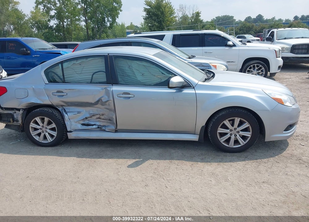 2012 SUBARU LEGACY 2.5I PREMIUM VIN: 4S3BMBC63C3013787