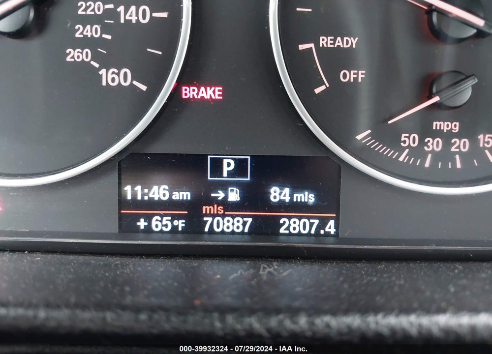 2013 BMW 320I VIN: WBA3B1C50DK129786