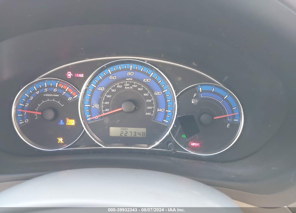 2009 SUBARU FORESTER 2.5X VIN: JF2SH63649G788386