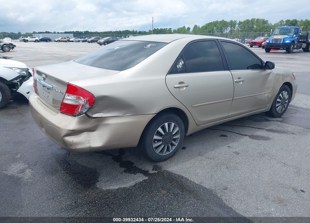 2004 TOYOTA CAMRY LE VIN: 4T1BE32K94U371050