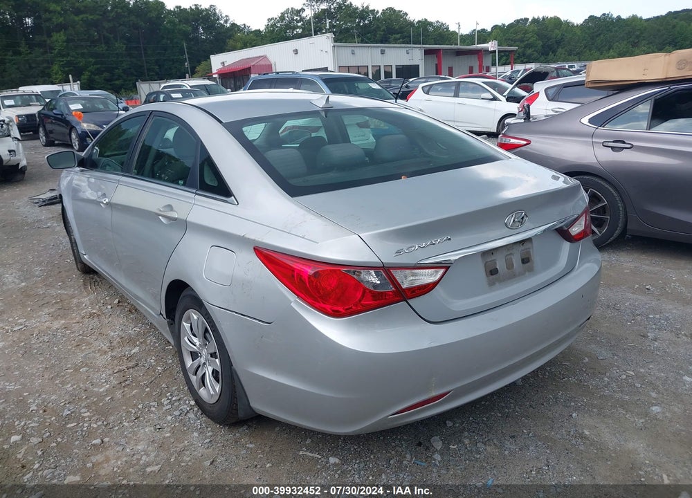 2012 HYUNDAI SONATA GLS VIN: 5NPEB4AC3CH423176