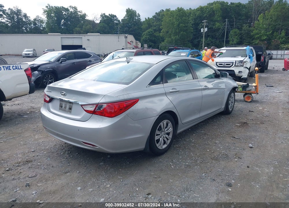 2012 HYUNDAI SONATA GLS VIN: 5NPEB4AC3CH423176