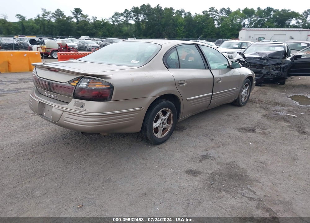 2000 PONTIAC BONNEVILLE SE VIN: 1G2HX54K5Y4282930