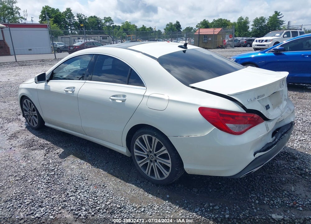 2018 MERCEDES-BENZ CLA 250 4MATIC VIN: WDDSJ4GB5JN568808