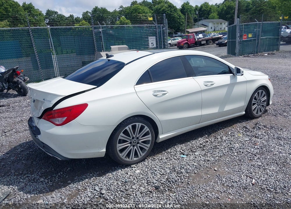 2018 MERCEDES-BENZ CLA 250 4MATIC VIN: WDDSJ4GB5JN568808