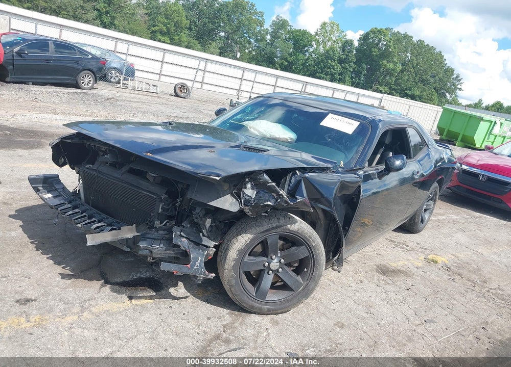 2012 DODGE CHALLENGER SXT VIN: 2C3CDYAG3CH292162