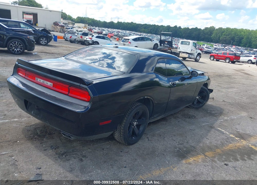 2012 DODGE CHALLENGER SXT VIN: 2C3CDYAG3CH292162