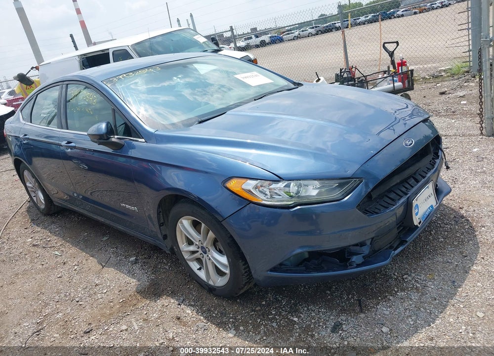 2018 FORD FUSION HYBRID SE VIN: 3FA6P0LU5JR230208