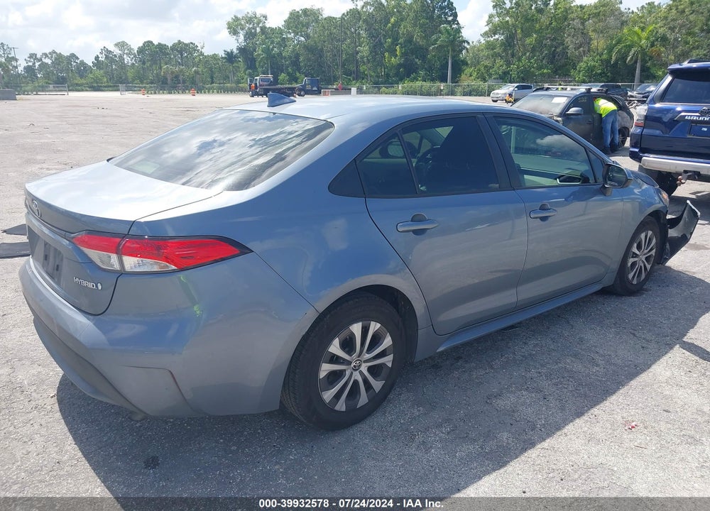 2022 TOYOTA COROLLA HYBRID LE VIN: JTDEAMDE4N3000461