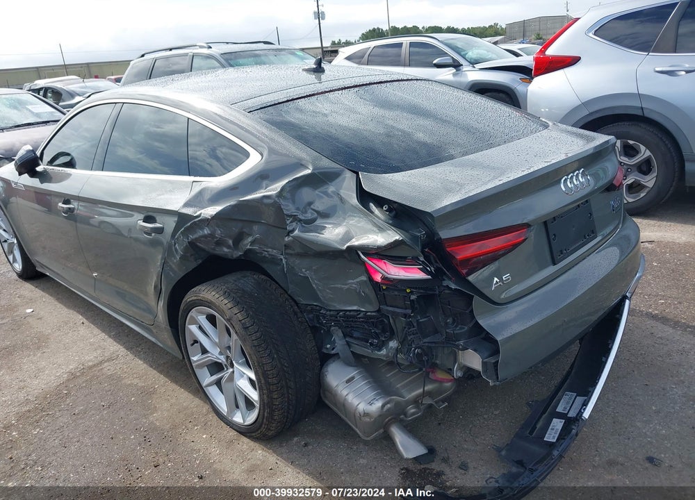 2023 AUDI A5 SPORTBACK PREMIUM PLUS 45 TFSI S LINE QUATTRO S TRONIC VIN: WAUFACF50PA048305