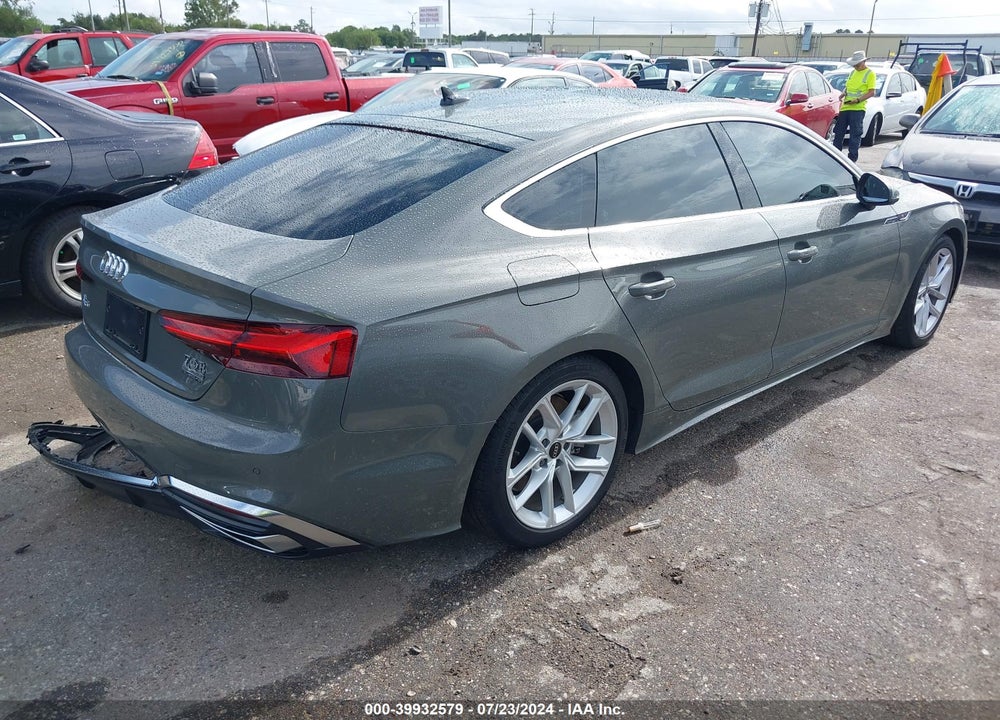 2023 AUDI A5 SPORTBACK PREMIUM PLUS 45 TFSI S LINE QUATTRO S TRONIC VIN: WAUFACF50PA048305