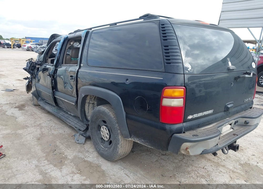 2002 CHEVROLET SUBURBAN 1500 LT VIN: 3GNEC16Z92G258726