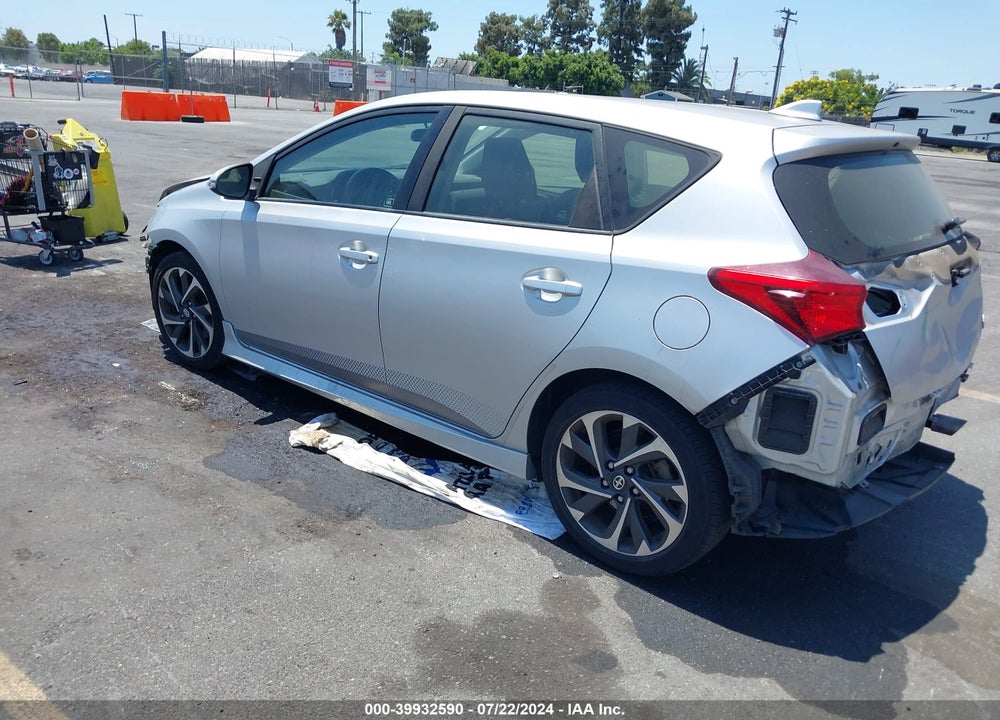 2016 SCION IM VIN: JTNKARJEXGJ504320