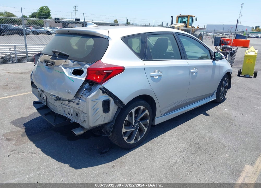 2016 SCION IM VIN: JTNKARJEXGJ504320