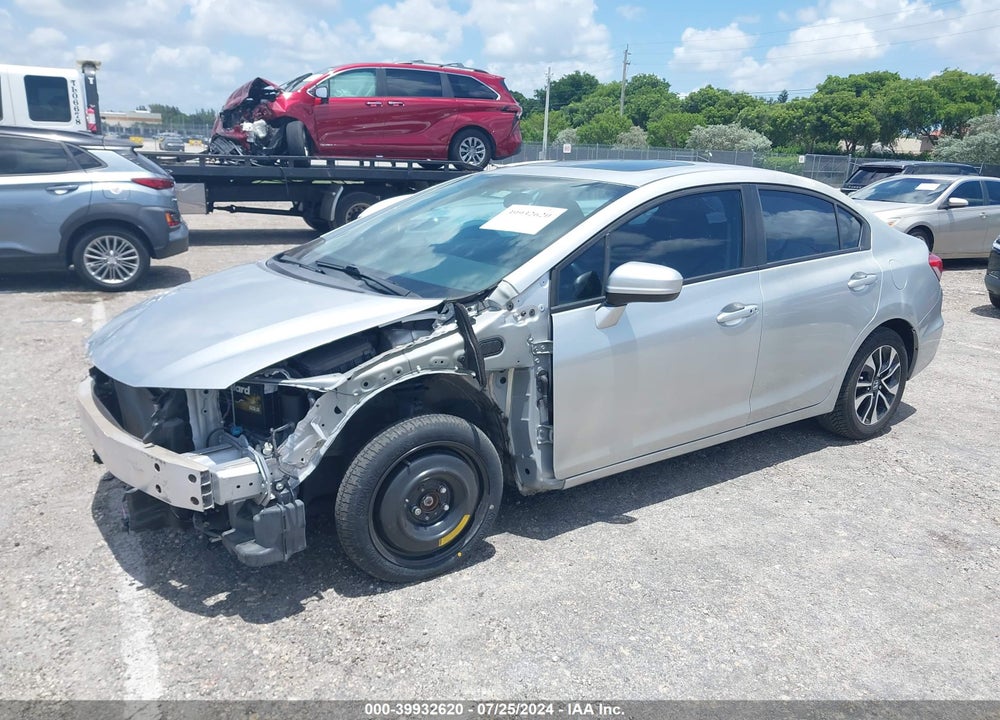 2014 HONDA CIVIC EX VIN: 19XFB2F88EE067554