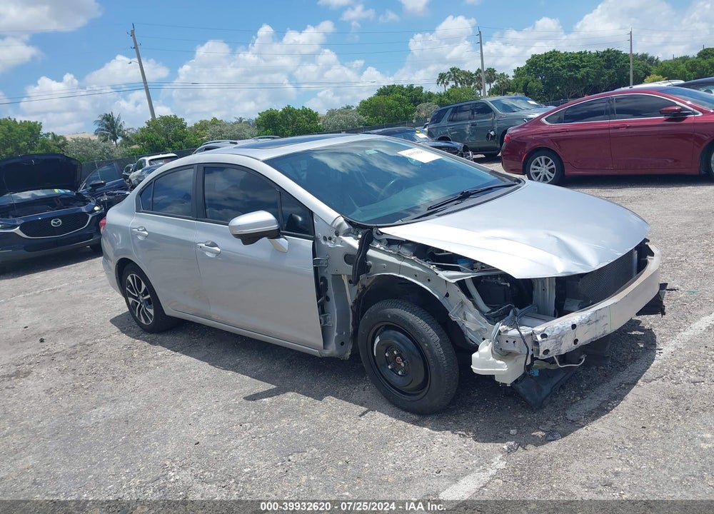 2014 HONDA CIVIC EX VIN: 19XFB2F88EE067554