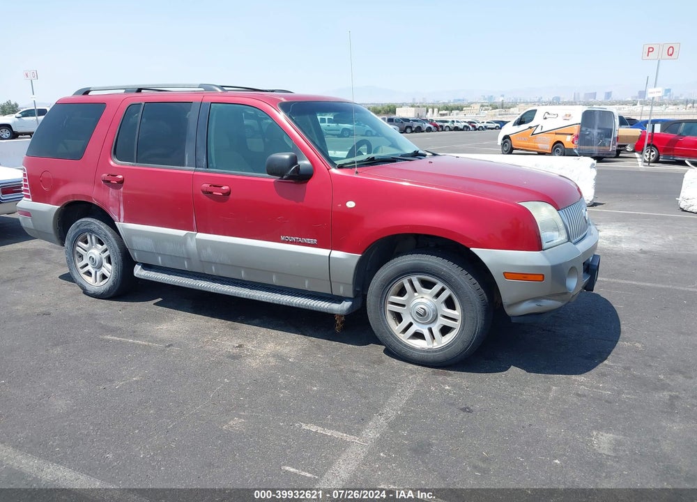 2002 MERCURY MOUNTAINEER VIN: 4M2ZU86W82ZJ38917