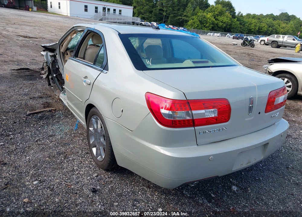 2007 LINCOLN MKZ VIN: 3LNHM26T17R622150