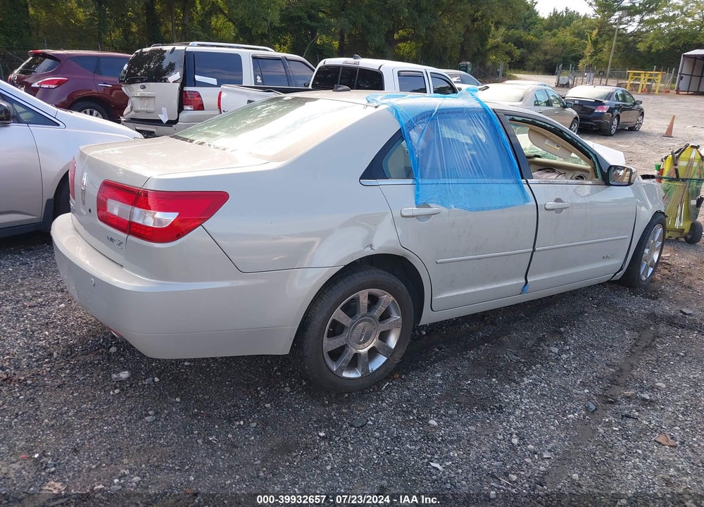 2007 LINCOLN MKZ VIN: 3LNHM26T17R622150
