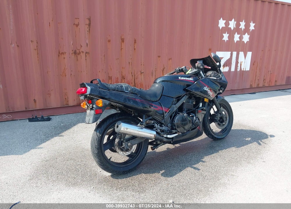 2008 KAWASAKI EX500 D VIN: JKAEXVD178A109184