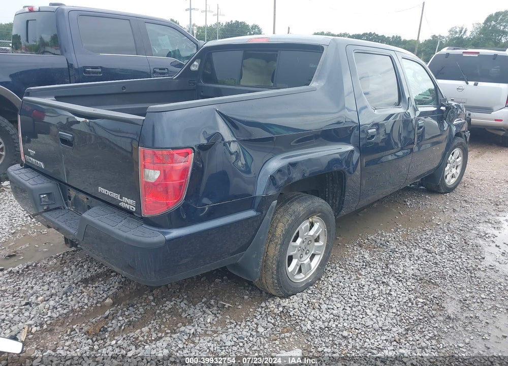 2009 HONDA RIDGELINE RTS VIN: 2HJYK16499H501759