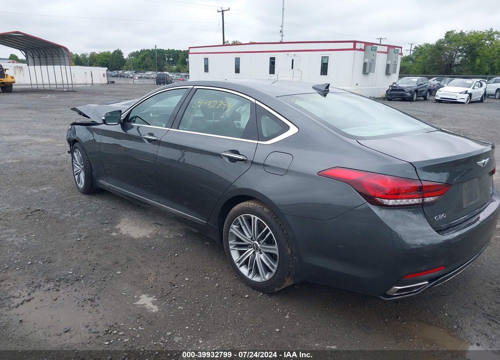 2019 GENESIS G80 3.8 VIN: KMTFN4JE3KU313327