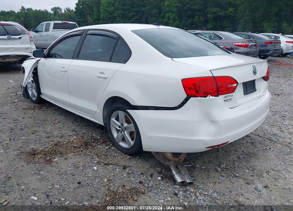 2011 VOLKSWAGEN JETTA VIN: 3VWLL7AJ3BM119436