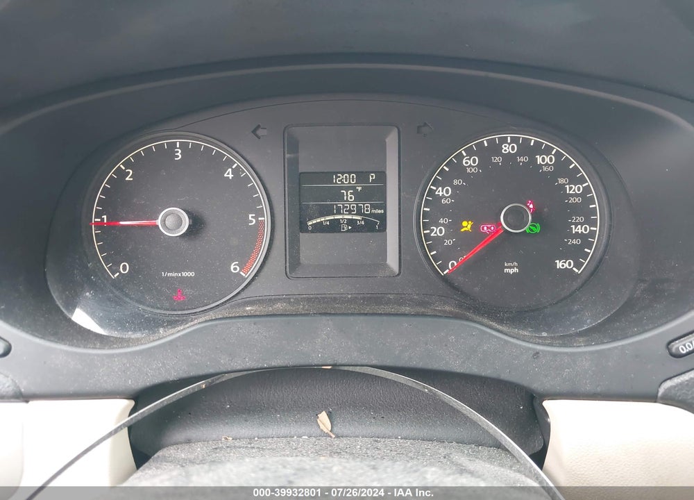 2011 VOLKSWAGEN JETTA VIN: 3VWLL7AJ3BM119436