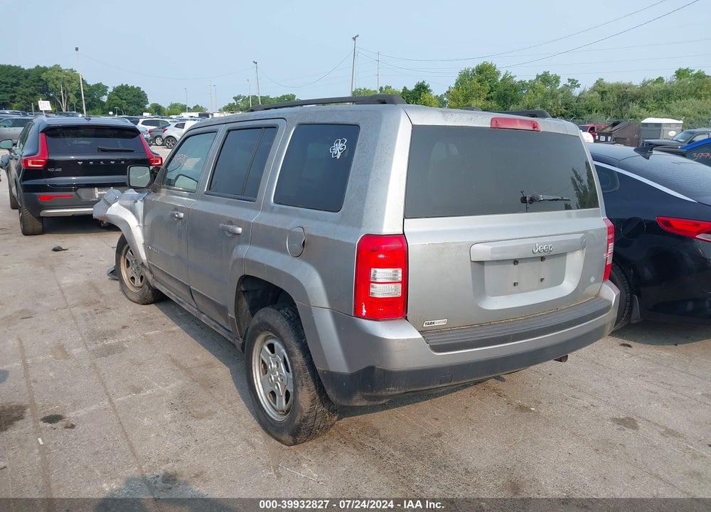 2015 JEEP PATRIOT SPORT VIN: 1C4NJPBBXFD121792