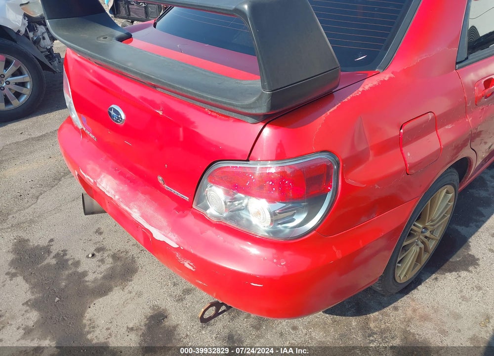 2006 SUBARU IMPREZA 2.5I VIN: JF1GD67656H502261
