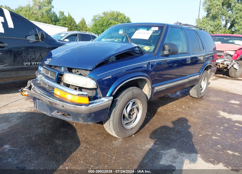 2001 CHEVROLET BLAZER VIN: 1GNDT13W91K234164