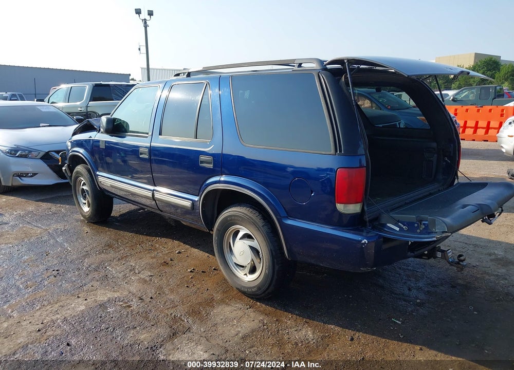 2001 CHEVROLET BLAZER VIN: 1GNDT13W91K234164