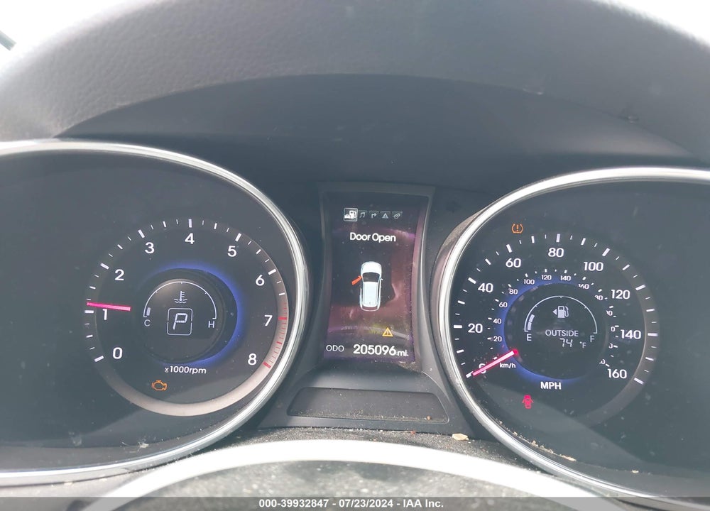 2015 HYUNDAI SANTA FE GLS VIN: KM8SR4HF9FU117068