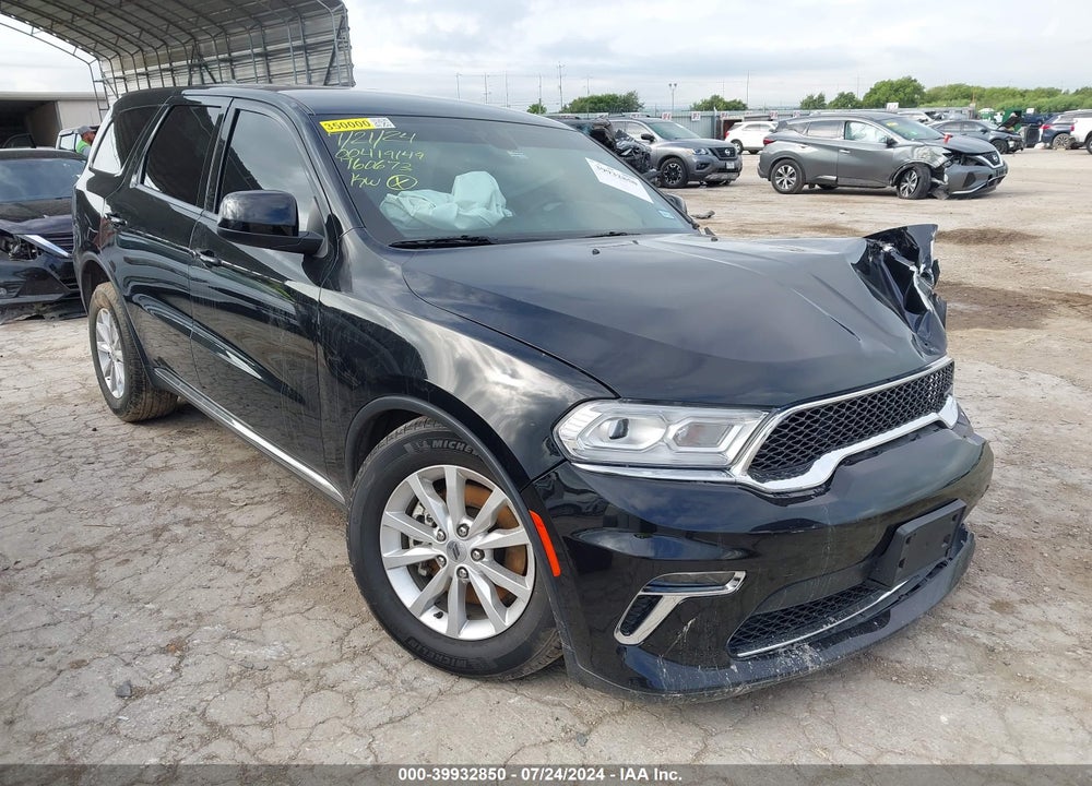 2021 DODGE DURANGO SXT RWD VIN: 1C4RDHAGXMC760673