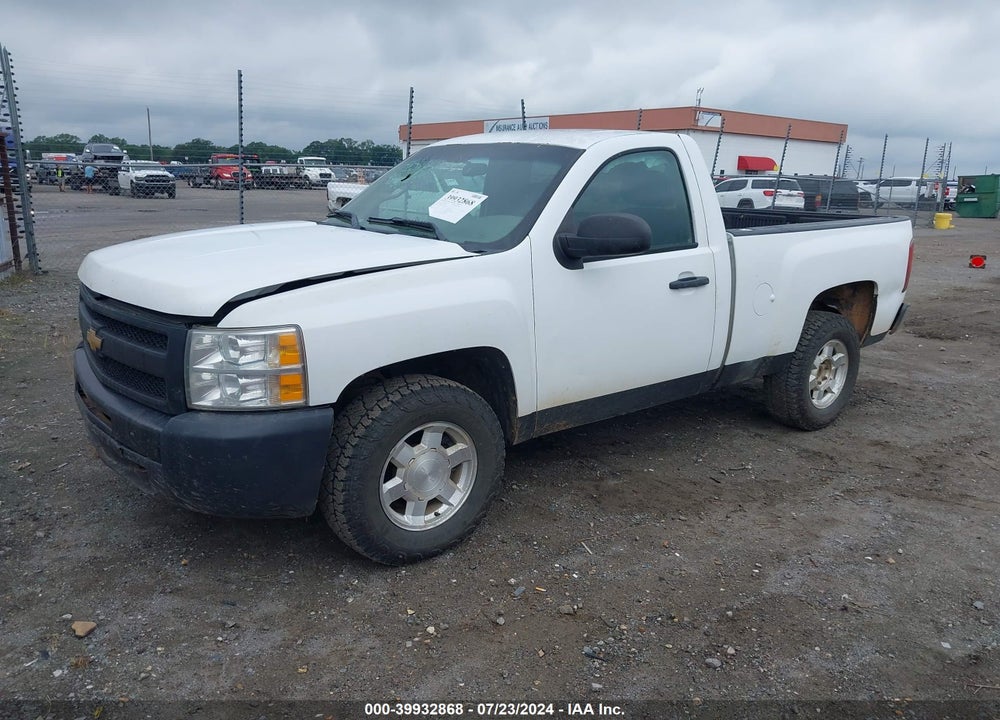2012 CHEVROLET SILVERADO 1500 WORK TRUCK VIN: 1GCNKPE09CZ224966