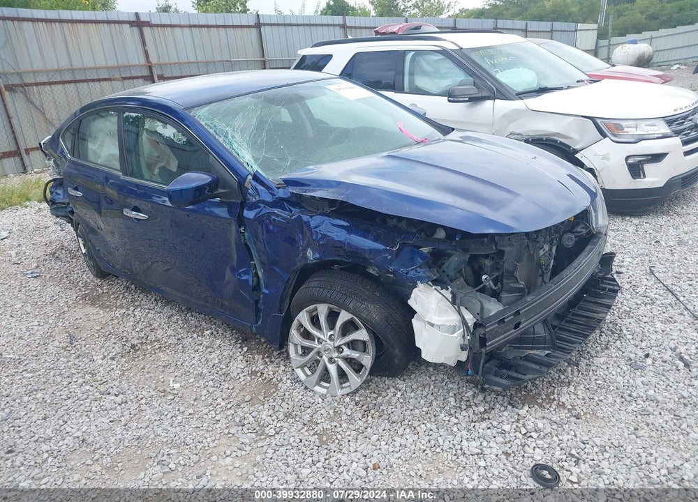 2019 NISSAN SENTRA SV VIN: 3N1AB7AP7KY271524
