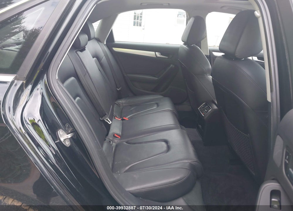 2012 AUDI A4 2.0T PREMIUM VIN: WAUFFAFL7CA102228