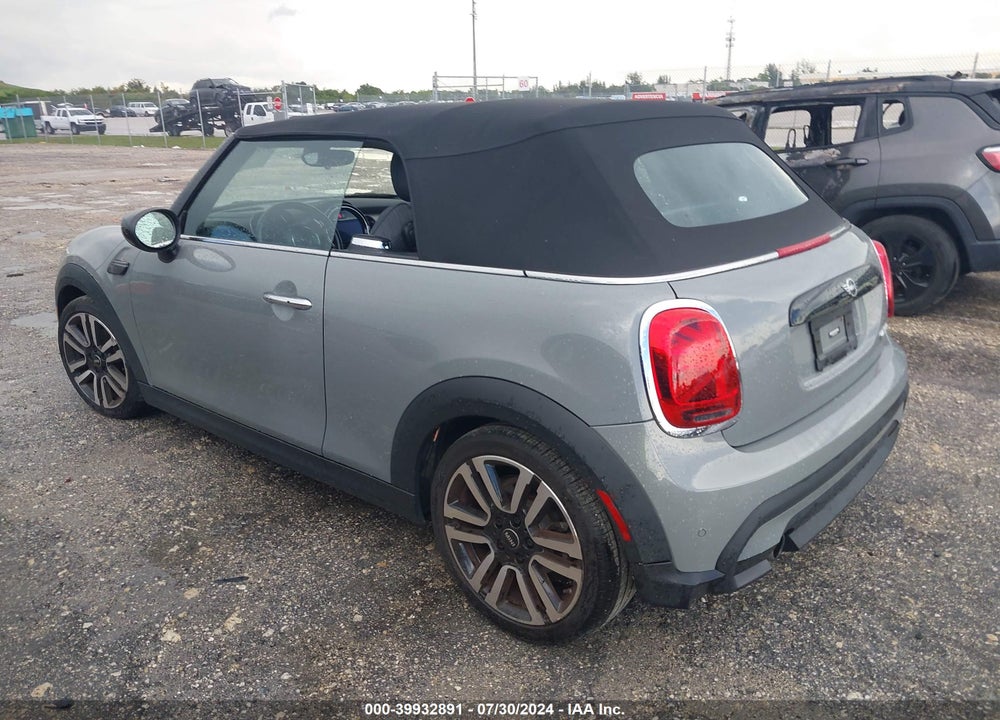 2022 MINI CONVERTIBLE COOPER VIN: WMW23DL02N3N81278