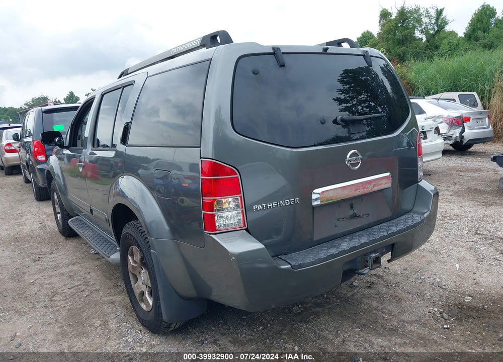 2005 NISSAN PATHFINDER XE VIN: 5N1AR18W15C724791
