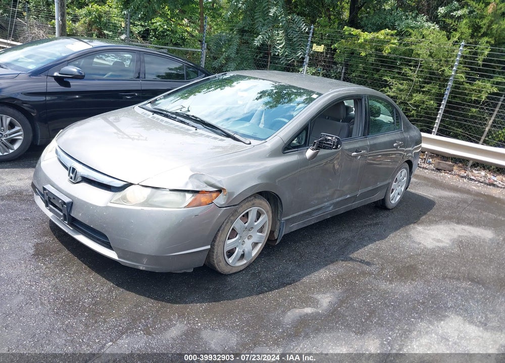 2008 HONDA CIVIC LX VIN: 2HGFA16578H345194