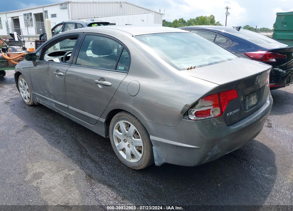 2008 HONDA CIVIC LX VIN: 2HGFA16578H345194