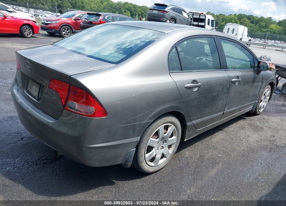 2008 HONDA CIVIC LX VIN: 2HGFA16578H345194