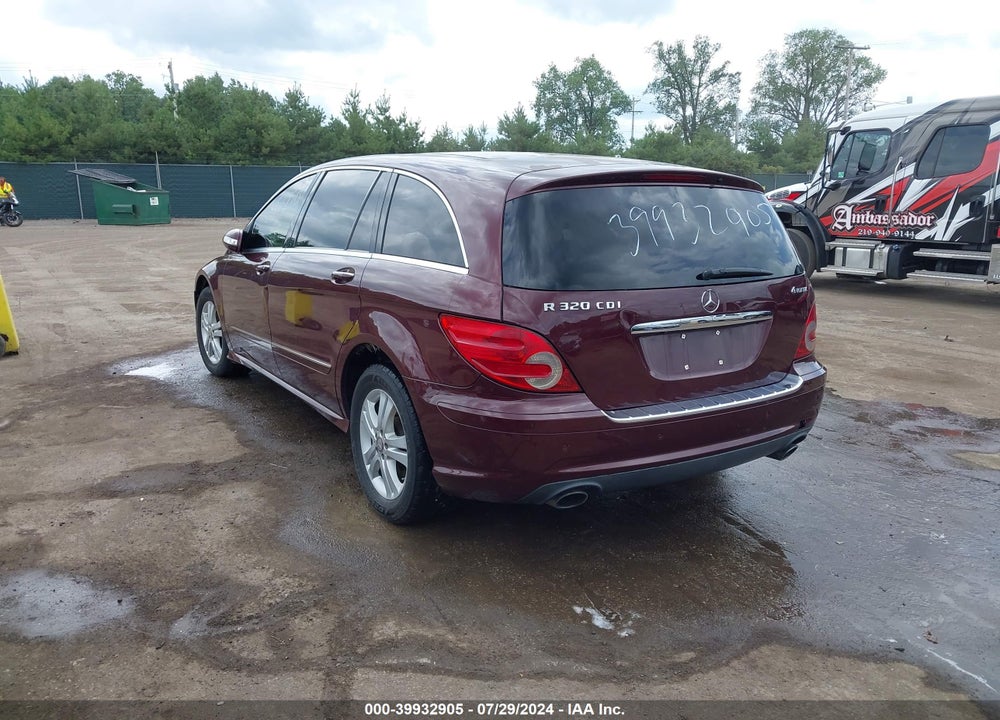 2008 MERCEDES-BENZ R 320 CDI 4MATIC VIN: 4JGCB22E28A075148