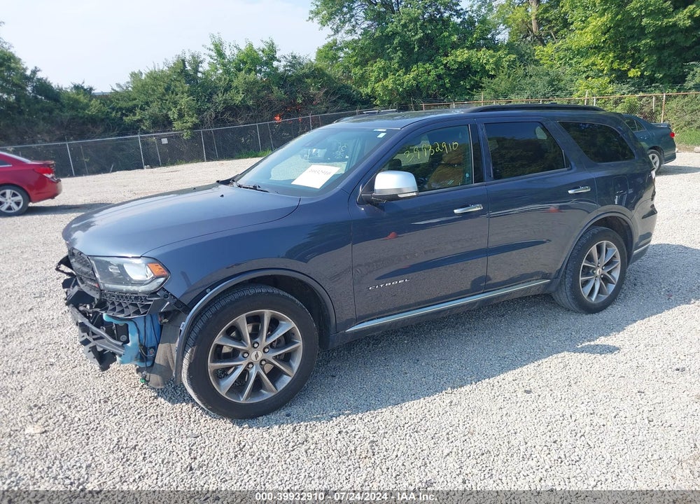 2019 DODGE DURANGO CITADEL ANODIZED PLATINUM AWD VIN: 1C4RDJEG6KC739060