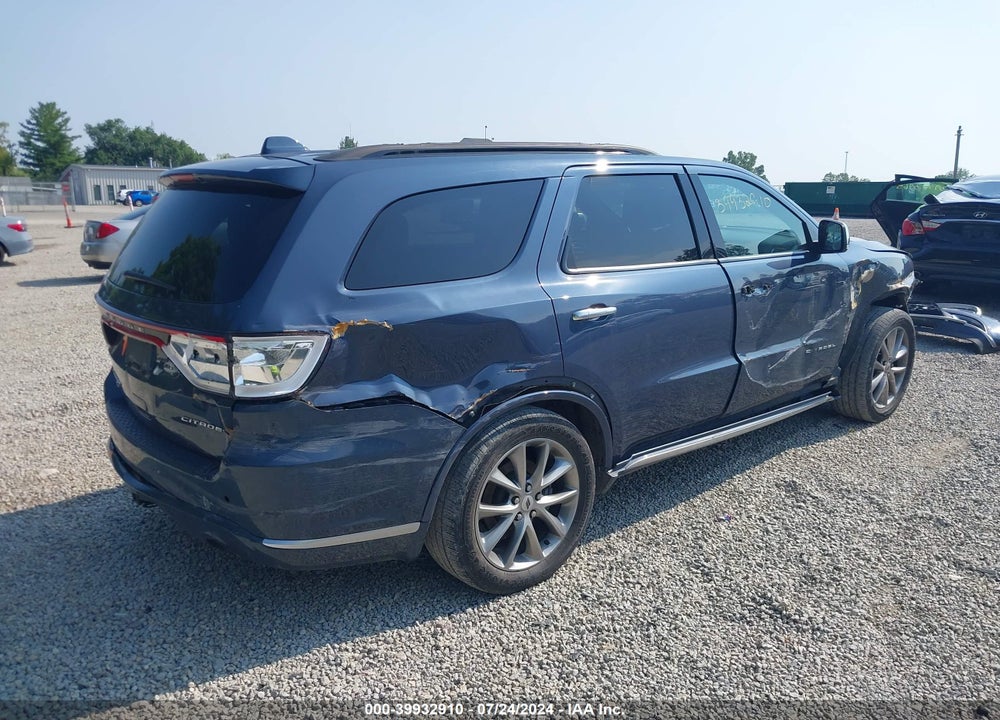 2019 DODGE DURANGO CITADEL ANODIZED PLATINUM AWD VIN: 1C4RDJEG6KC739060