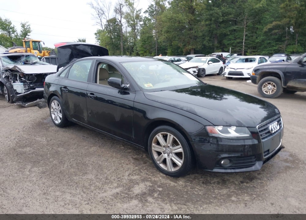 2011 AUDI A4 2.0T PREMIUM VIN: WAUBFAFL9BN047884