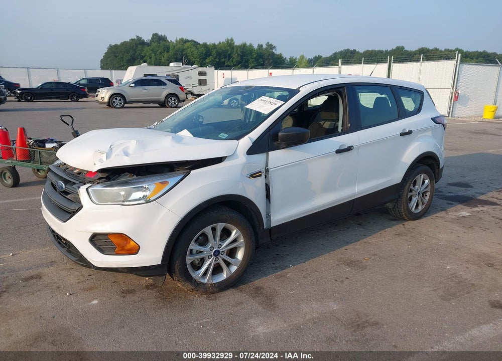 2017 FORD ESCAPE S VIN: 1FMCU0F78HUC60703