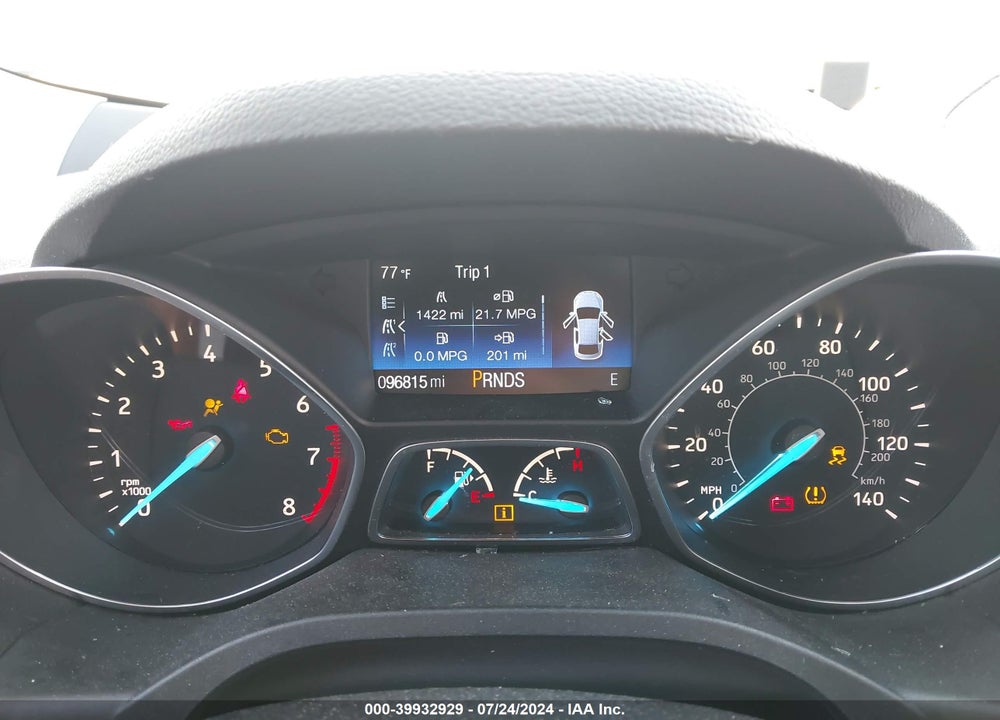 2017 FORD ESCAPE S VIN: 1FMCU0F78HUC60703